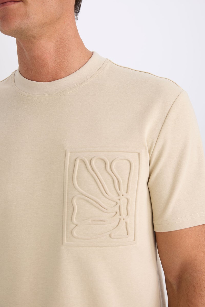 DeFacto Man Regular Fit Crew Neck T-Shirt - Image 4
