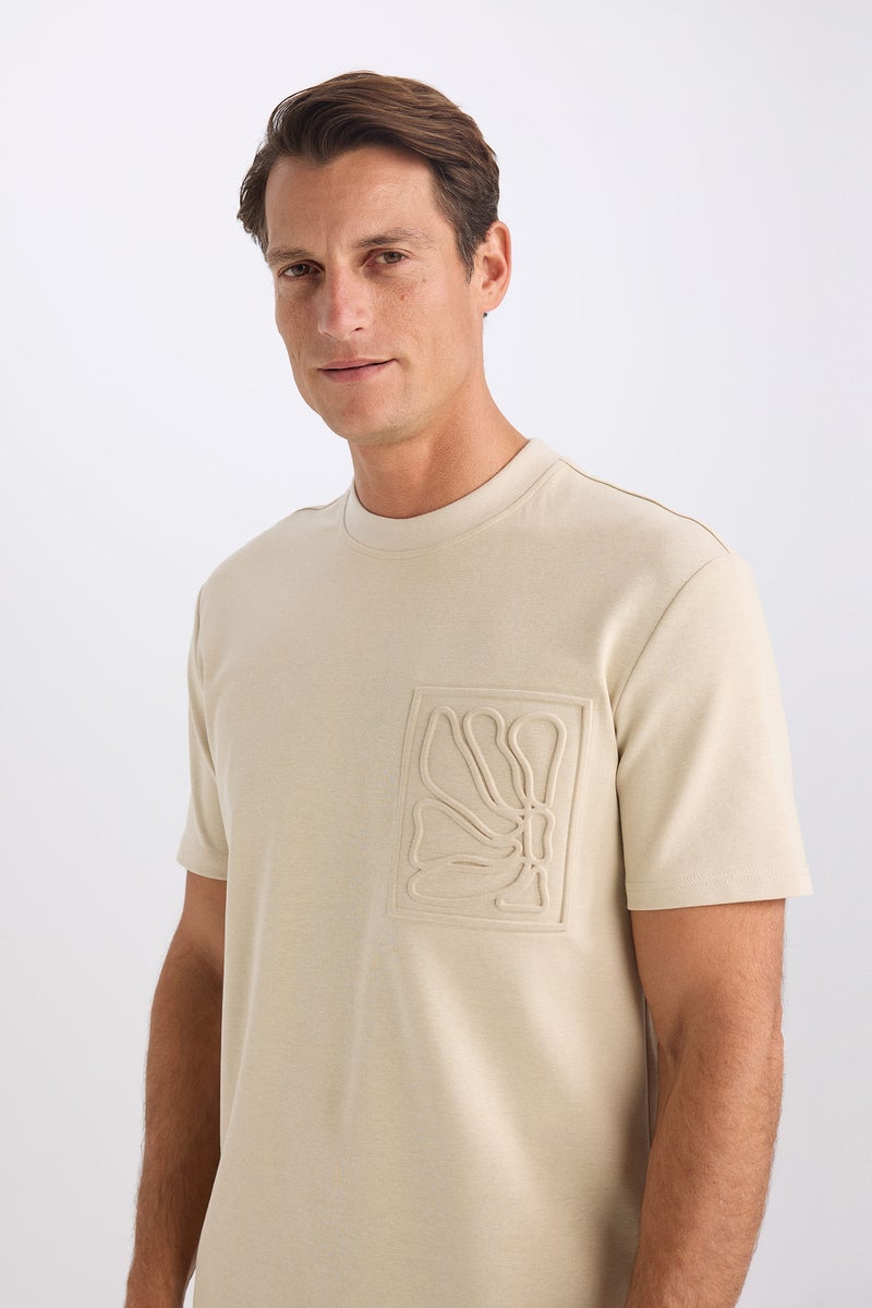 DeFacto Man Regular Fit Crew Neck T-Shirt - Image 2