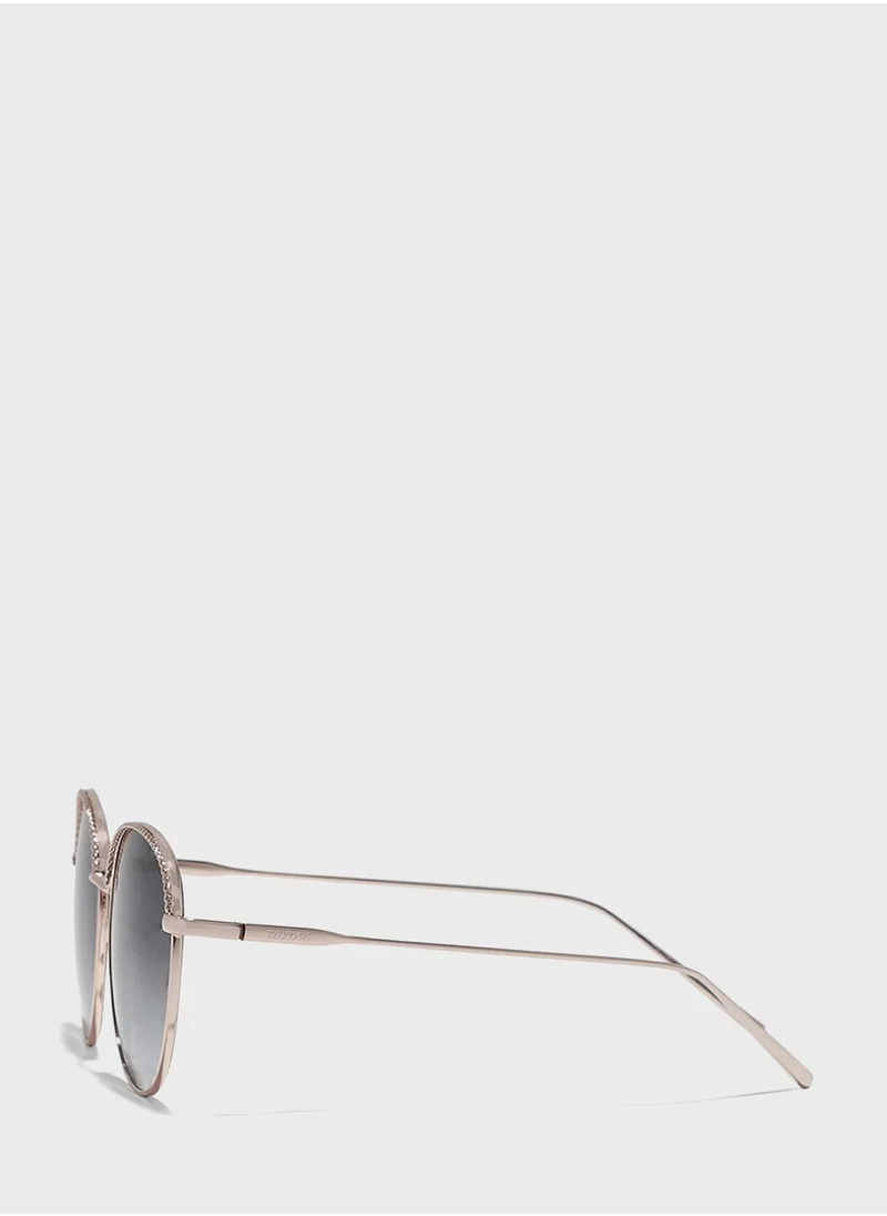 30Sundays Forget  Me  Not Round Sunglasses