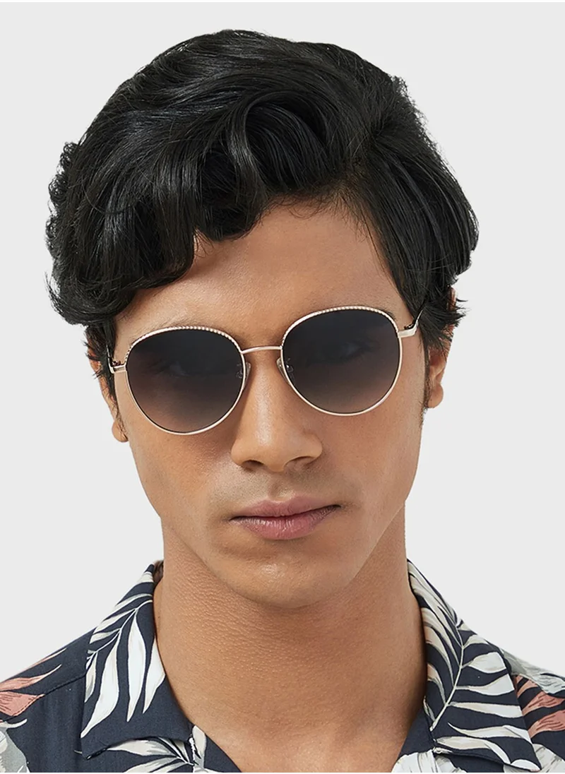 30Sundays Forget  Me  Not Round Sunglasses