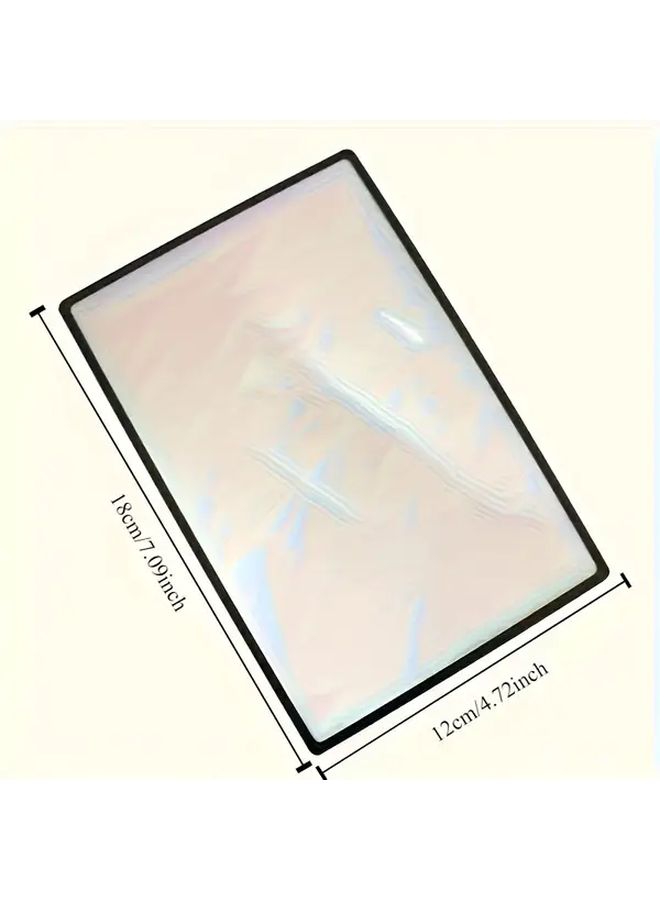 Full Page Magnifying Bookmark Transparent PVC Optical Lenses Model NO2 for Low Vision Readers - Image 2