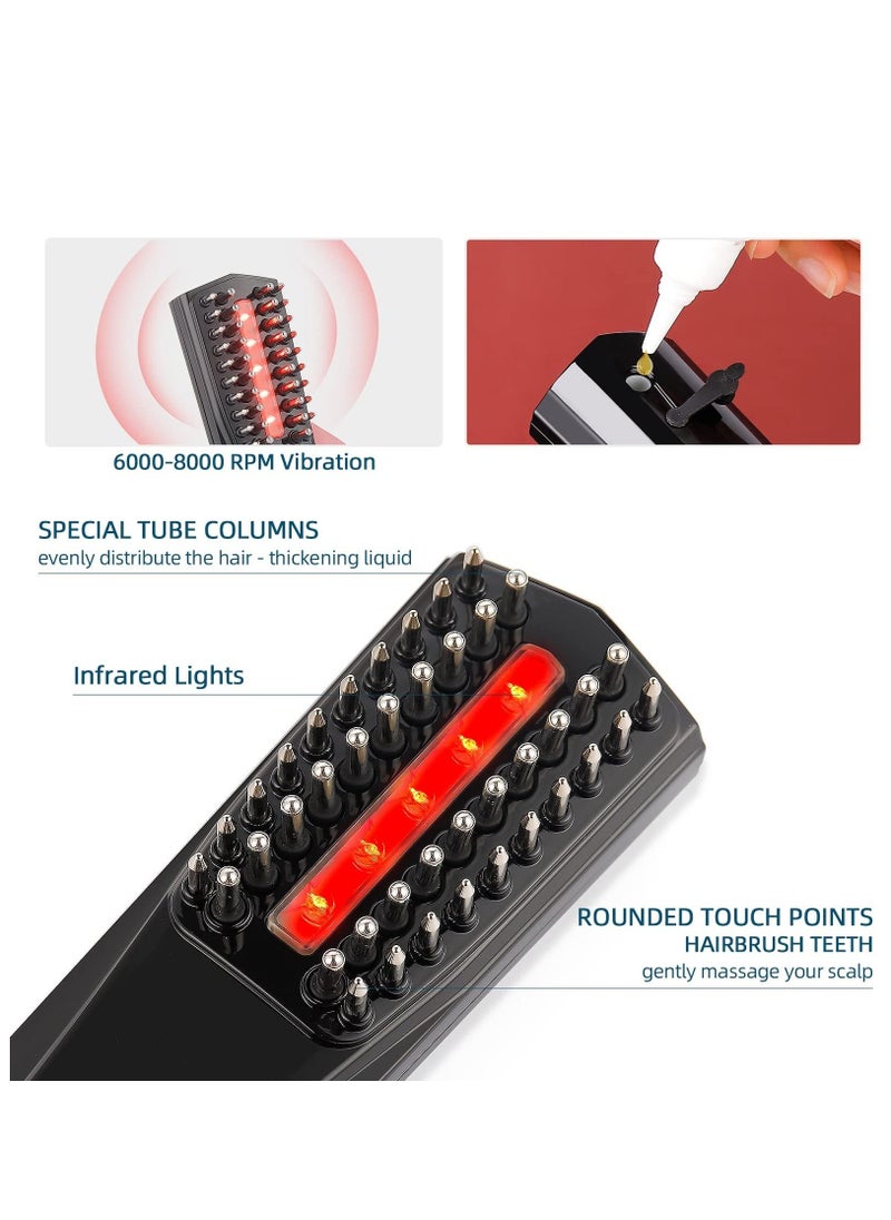 KASTWAVE Electric Massage Comb Hair Growth Comb Infrared, Hair Growth Bush Nourishing Comb Anti Hair Loss, Hair Regrowth Hair Thickening for Daily Home Use, Hair Growth Comb  - Image 5