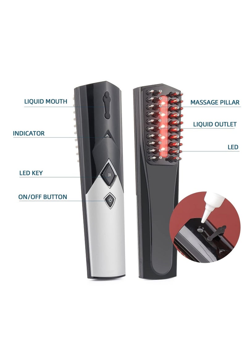 KASTWAVE Electric Massage Comb Hair Growth Comb Infrared, Hair Growth Bush Nourishing Comb Anti Hair Loss, Hair Regrowth Hair Thickening for Daily Home Use, Hair Growth Comb  - Image 2