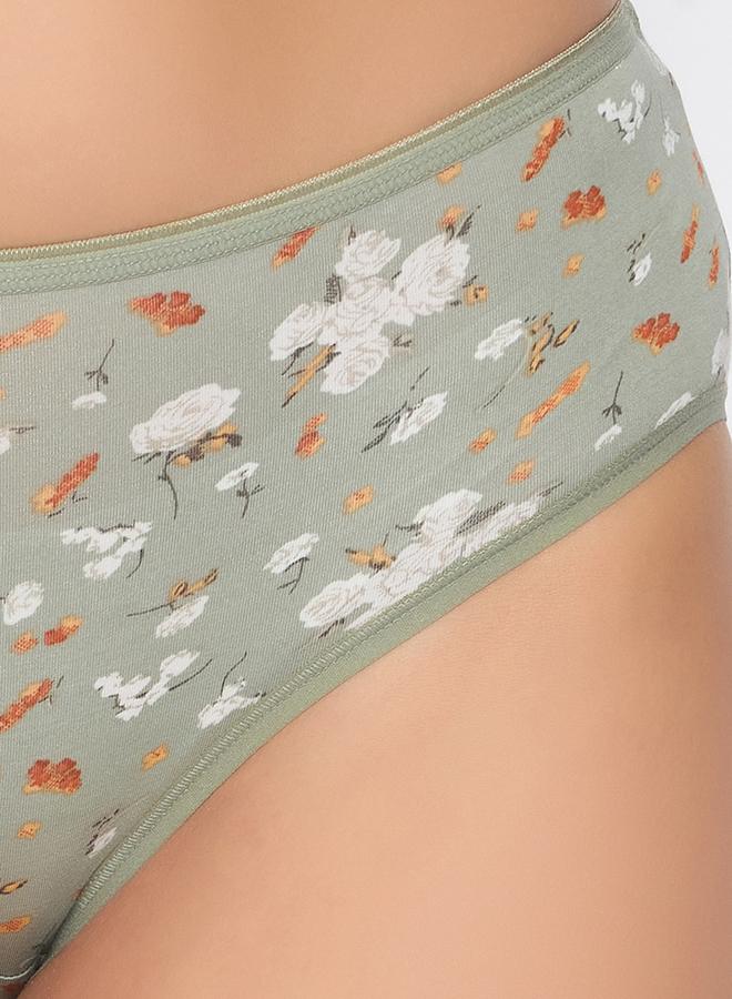 Clovia Pack of 3 - All-Over Floral Print Hipster Briefs - Image 2