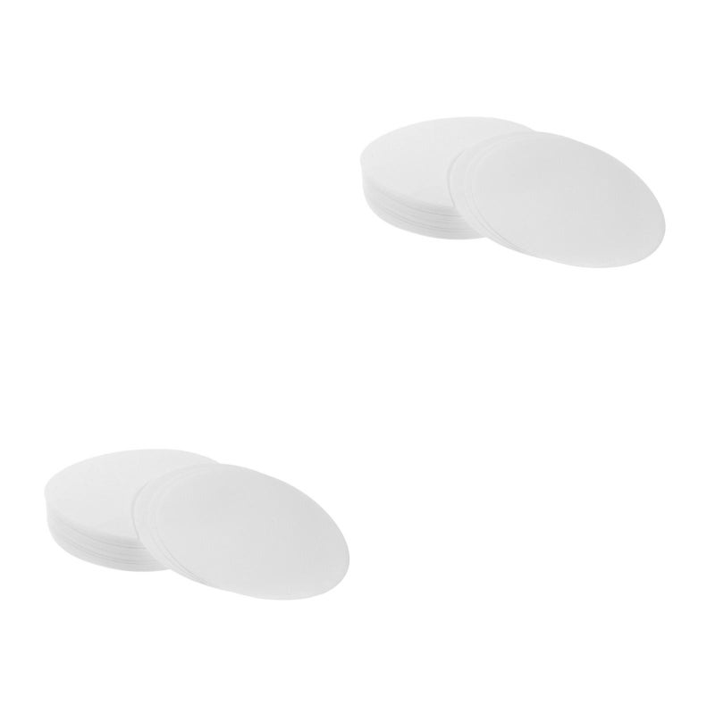 200 PCS 9cm Dia Premium Discs Medium Rate Qualitative Filter Paper (White) - Image 1