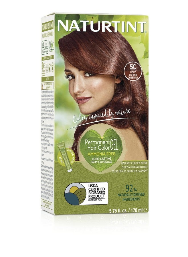 NATURTINT Permanent Hair Color 5C Light Copper Chestnut 5.75 Ounce 3 Pack - Image 2