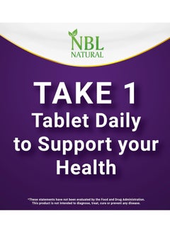 NBL Natural Women's Multivitamin 50+ & Multimineral, Once Daily, 200 Tablets  - Image 4