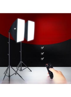 General Three-Color Live Broadcast Fill Light Beauty Soft Light Photography Equipment Camera Room Lighting Makeup Light Source-Light Source Color:Double Lamp 【recommend ☆ High Display SY6000 Three-color Rem  - Image 2