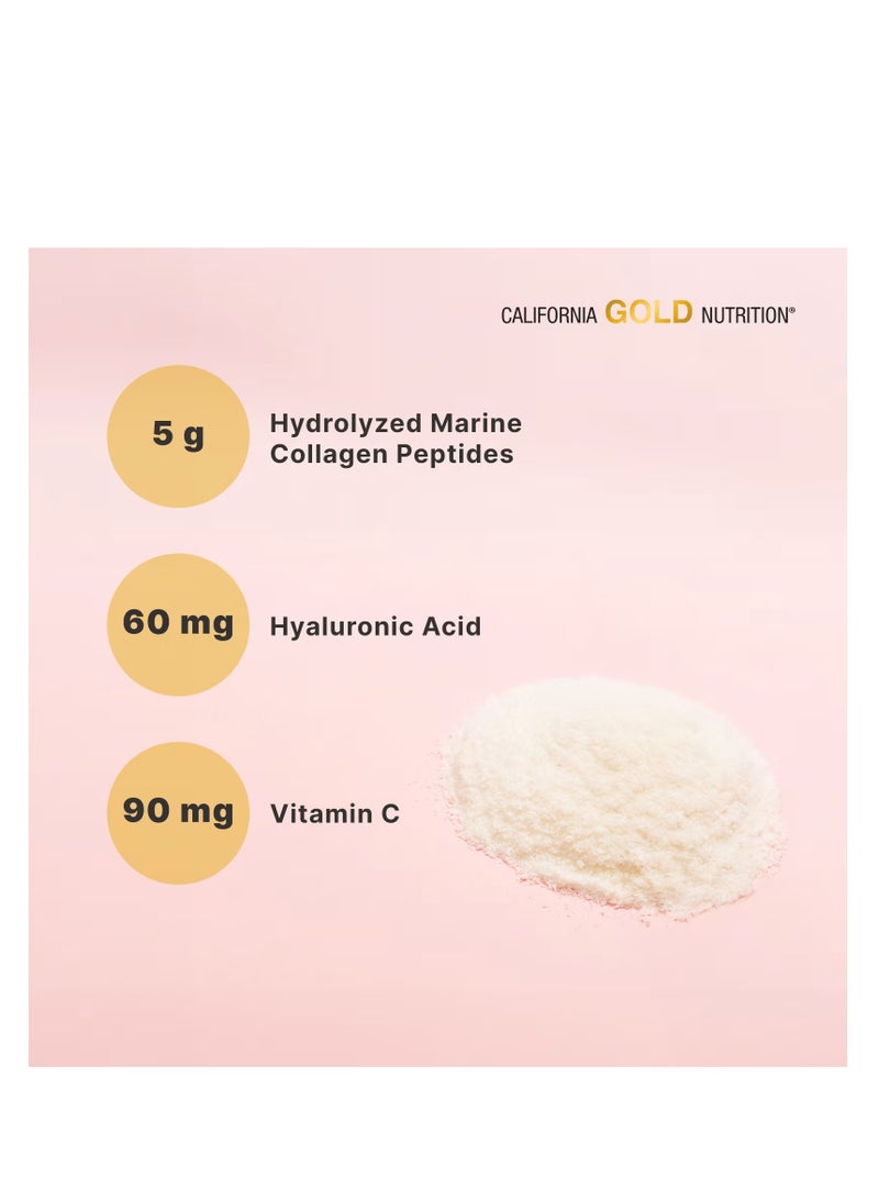 California Gold Nutrition Collagenup Marine Collagen + Hyaluronic Acid + Vitamin C Unflavored 206G  - Image 3