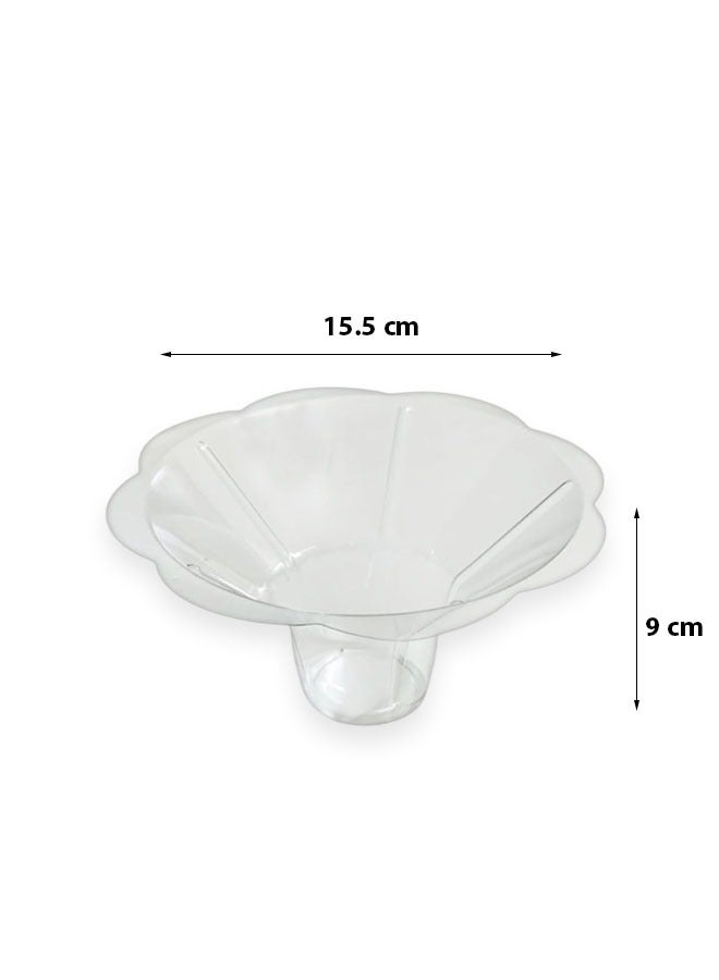 BEST PACK High-quality plastic cups specially designed for serving ice cream with elegance and ease – 50 cups  - Image 1