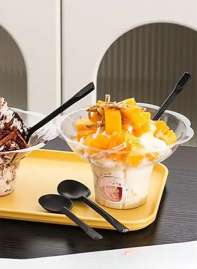 BEST PACK High-quality plastic cups specially designed for serving ice cream with elegance and ease – 50 cups  - Image 2