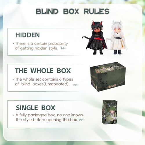XiDonDon Study Tour Series Blind Box, 1/12 BJD Doll OB11 Size Action Figures, Movable Dolls with Doll Clothes Surprise Gift Toys (Single Box) - Image 2