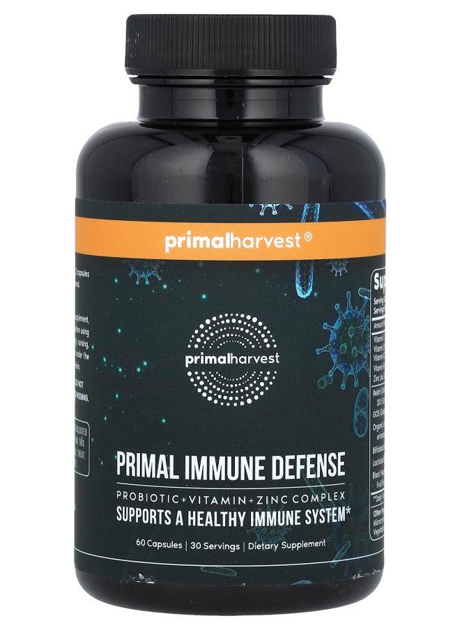 Primal Harvest Primal Immune Defense 60 Capsules 