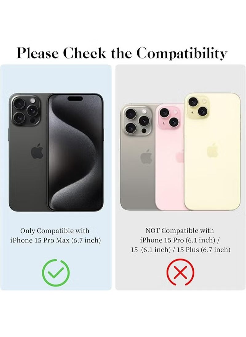 X-level - iPhone 15 Pro Max Case Cover With Finger Ring Military Grade Metal Stand Kickstand [Support Magnetic Car Holder] Phone Comfortable Hold Feeling Anti-scratch Shockproof Back Cover For 15 Pro Max - Image 1