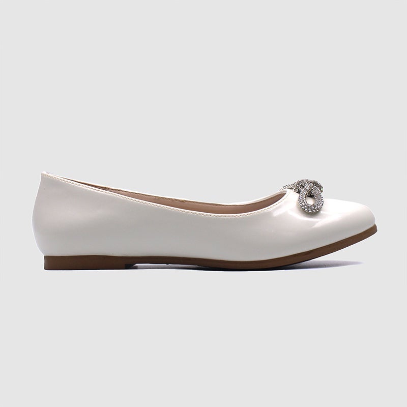 D'Daniela D' Daniela - Elegant Bow Ballet Flats - Image 1