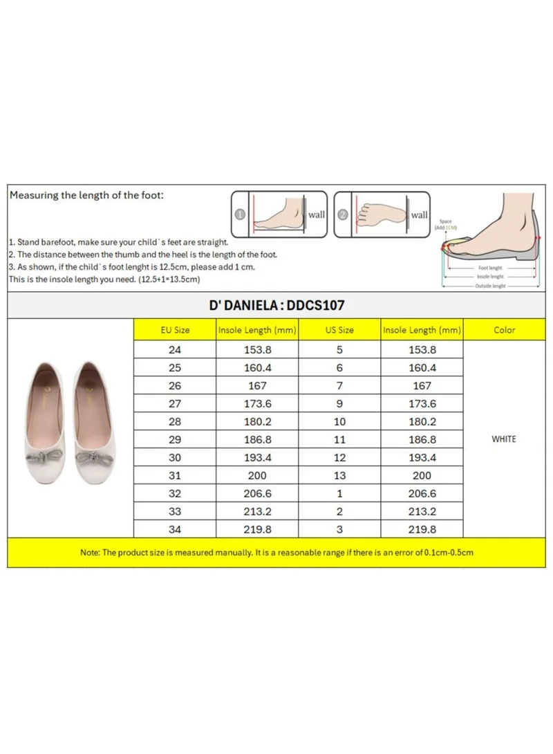 D'Daniela D' Daniela - Elegant Bow Ballet Flats