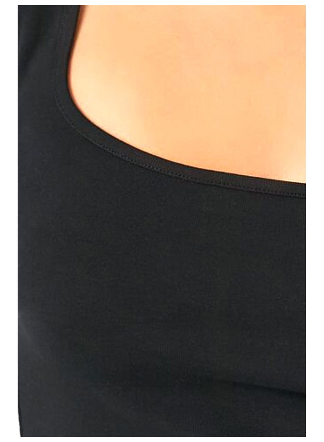 FOREVER 21 Square-Neck Long-Sleeve Top - Image 5
