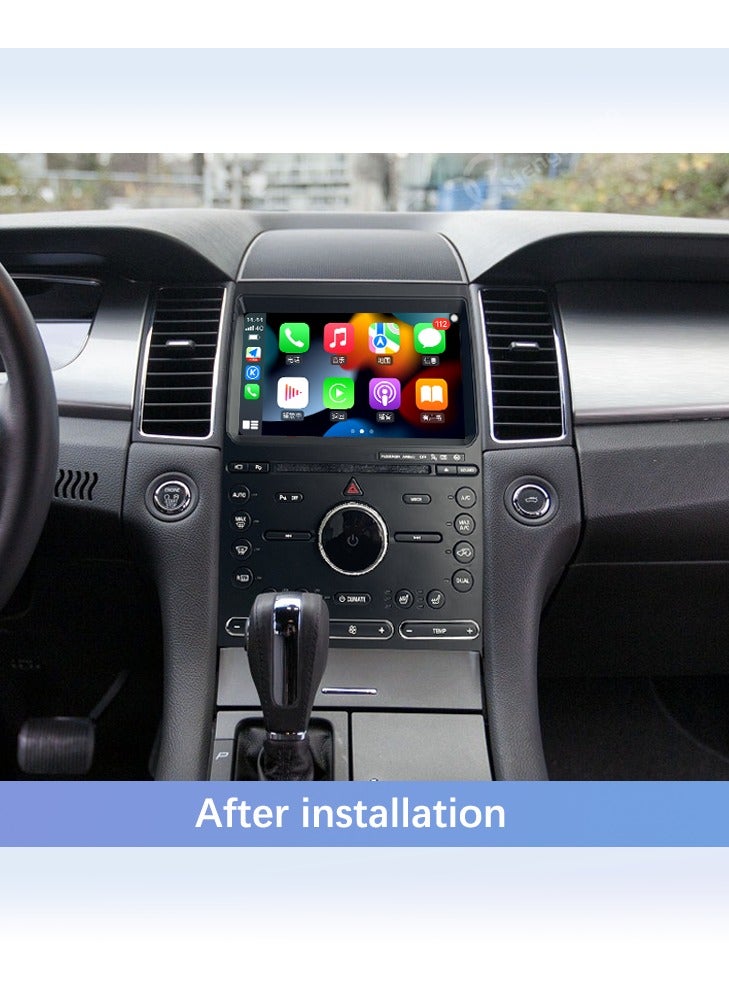 Android Car Stereo For Ford Taurus 2011-2016 4GB RAM Support Apple Carplay Android Auto Wireless QLED Touch Screen DSP Bluetooth 4G SIM Radio DSP AHD Camera Included