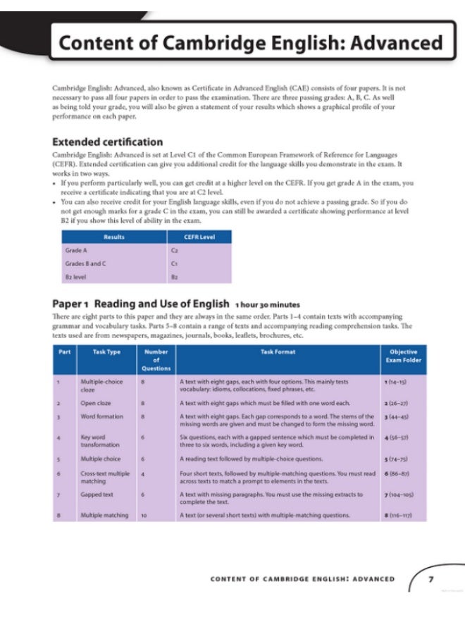 كتاب الطالب - Cambridge Objective Advanced - الإصدار الرابع - Image 3