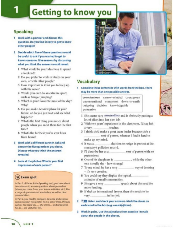 كتاب الطالب - Cambridge Objective Advanced - الإصدار الرابع - Image 4