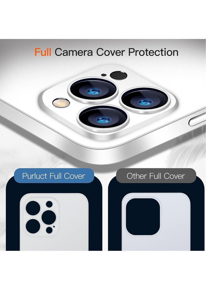 Beauenty Compatible with iPhone 14 Pro Max Slim Case,Paper-Thin Transparent Finish Skin Back Case 【Non Yellowing】 Ultra Protective Cover with Camera Protection 6.7 Inch (White)  - Image 3