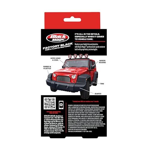 Black Magic 120164 Factory Black Trim Restorer - Image 2