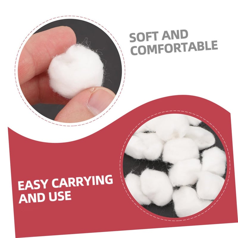 3 Bags Soft Absorbent Nail Polish Remover Cotton Balls For Gel Cleaning And Makeup Removal - Image 4