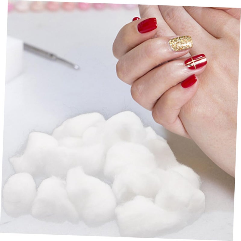 3 Bags Soft Absorbent Nail Polish Remover Cotton Balls For Gel Cleaning And Makeup Removal - Image 5