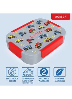 Bentgo Kids Prints Slim Lunchbox - Trucks  - Image 2
