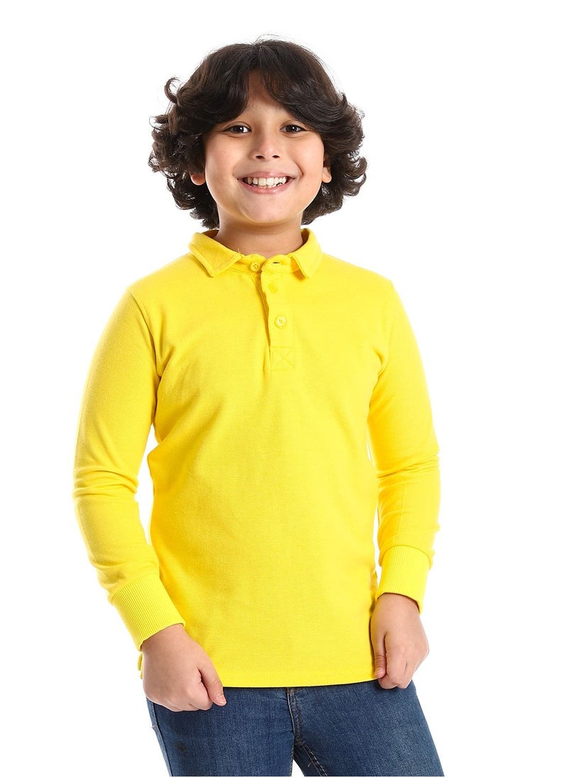 Caesar Boys Collared Neck Polo Shirt  - Image 1