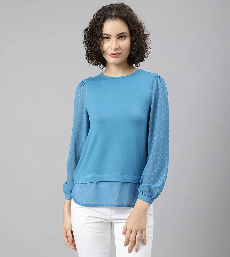 Beverly Hills Polo Club Womens Knit Top