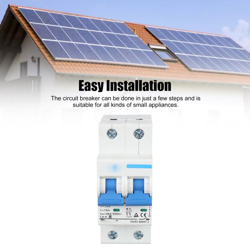 Miniature Circuit Breaker DC550V 20A Easy Installation For Household Use - Image 5