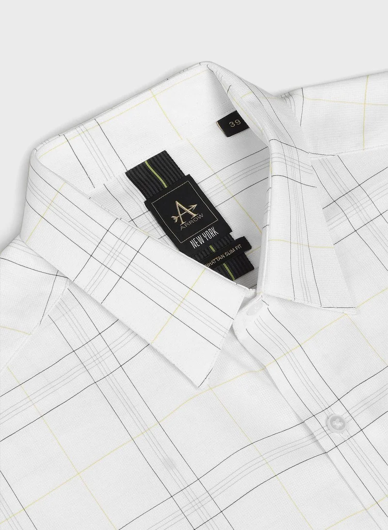 Arrow Checked Slim Fit Shirt