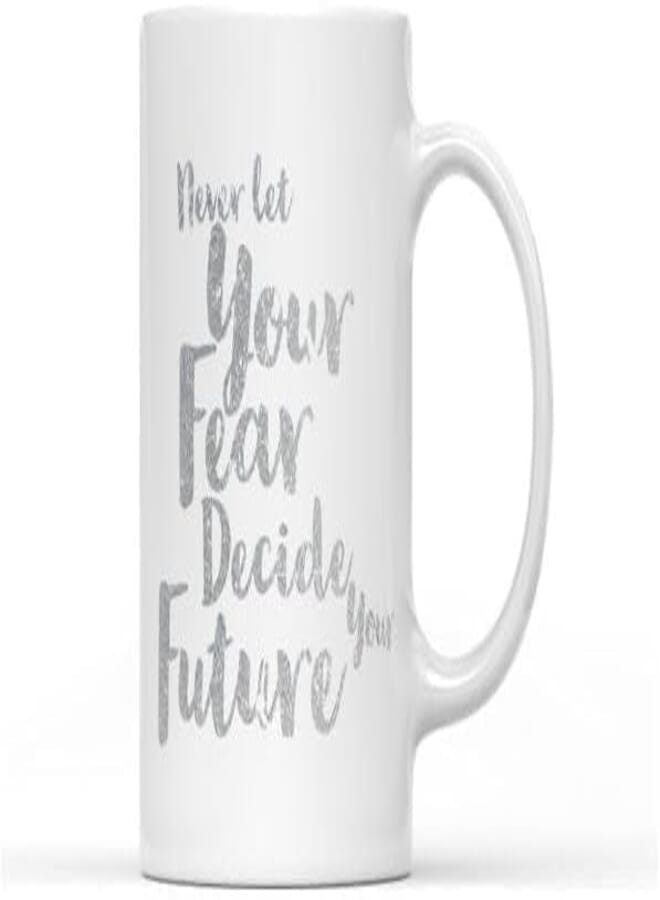 ella - Never Let Your Fear Mug/Silver