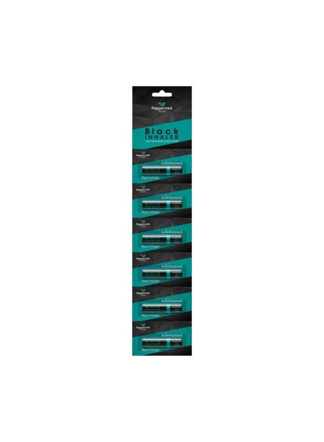 Peppermint Field Black - Powerful Herbal Inhaler - 6 Pack - Image 1