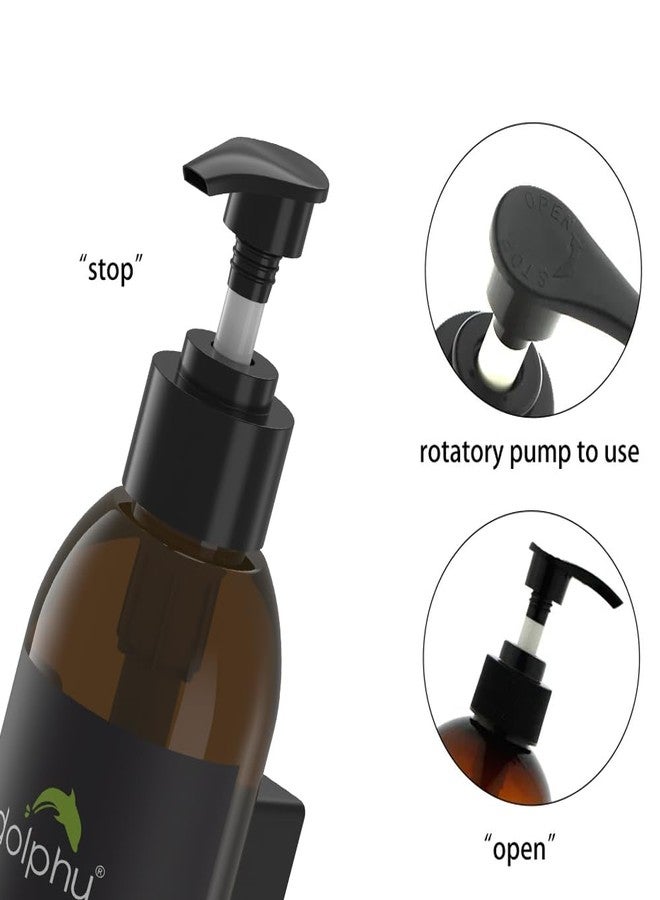 Dolphy ABS Wall Mounted Shampoo Dispenser- Coffee & Black (360 ml) - Image 2