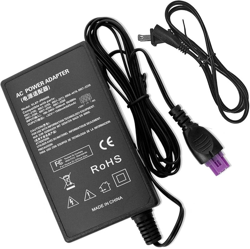 HP Scanjet N6310 N6350 Scanner AC Adapter Power Supply Cord Replacement - Image 1