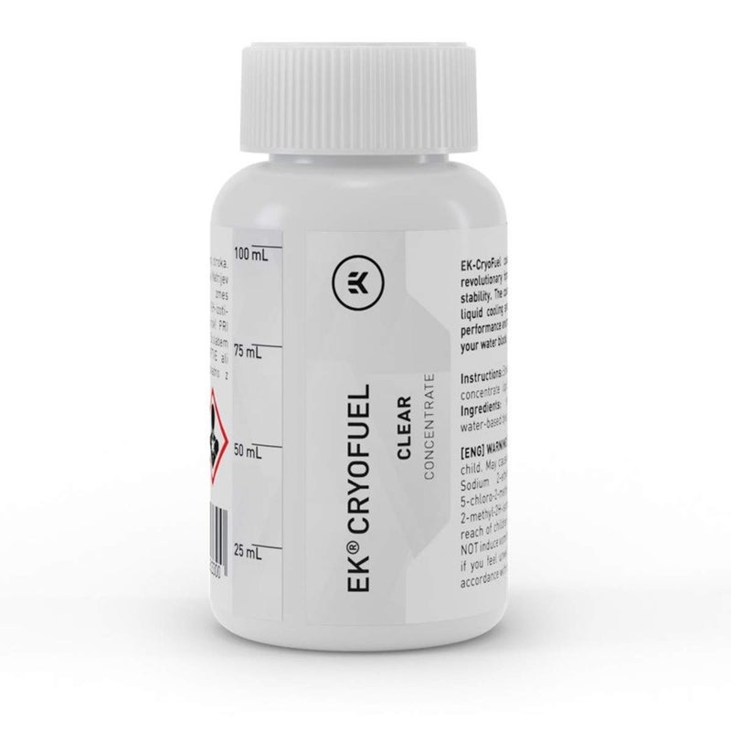EK مركز EKWB EK-CryoFuel لتبريد الكمبيوتر، 100 مل، شفاف - Image 1