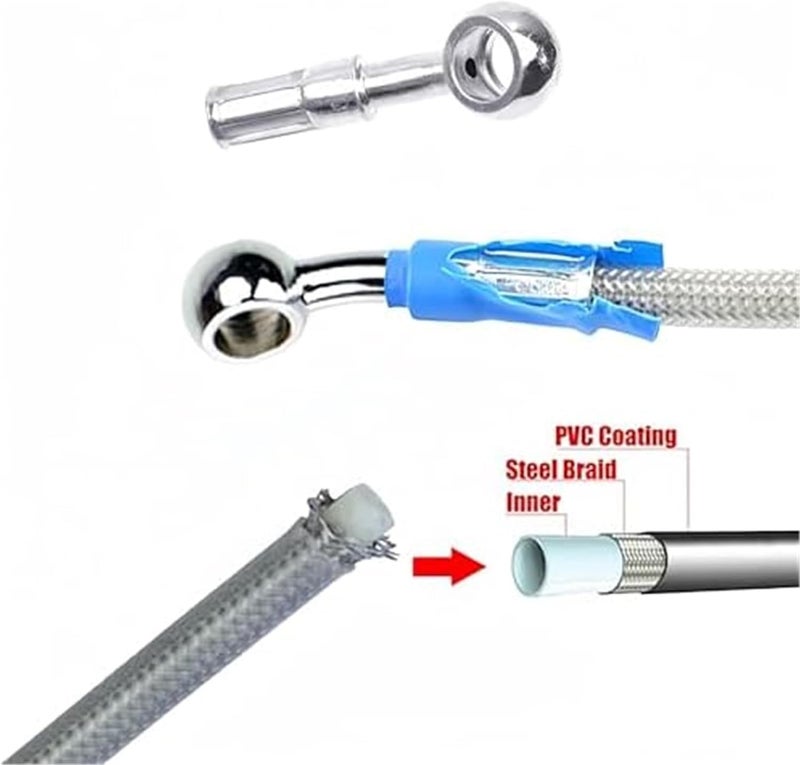 Vuzmode Motorcycle Brake Hose - 40cm to 240cm - Image 3