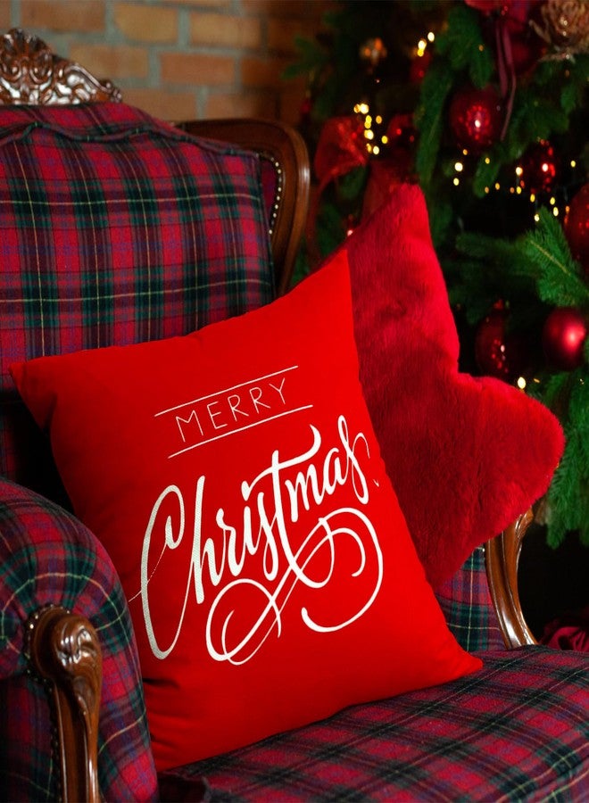 Coddsmz 6 Pack Decorative 100% Cotton Red Pillow Covers Square Cushion Cover Solid DIY Mother's Day Throw Pillowcase for Spring Home Sofa Bedroom,6 Pack-18" x 18"/45x45cm - Image 3