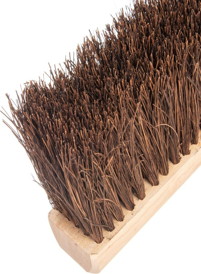 SPARTA Flo-Pac Garage Sweep with Palmyra Bristles, Heavy Duty Broom Head for Indoor and Outdoor Use on Rough Surfaces, 24" Long, 1 Count, Natural - Image 1