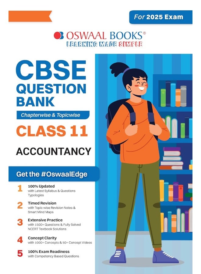 Oswaal CBSE Question Bank Class 11 Accountancy, Chapterwise and Topicwise Solved Papers For 2025 Exams  - Image 1