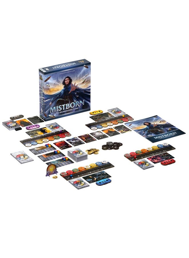 Brotherwise Games Mistborn Deckbuilding Game - Forge Alliances in Epic Metal-Burning Battles - Cooperative Card Game by Designer John - Immersive Strategic Gameplay - Image 2