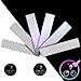 LOOM Reflective Stickers for Helmet 6pcs Brilliant Gray Similar to 3M Reflective Tape Bike Reflectors for Night Riding Mailbox reflectors Waterproof hi vis Decals for Car Trailer - Image 2