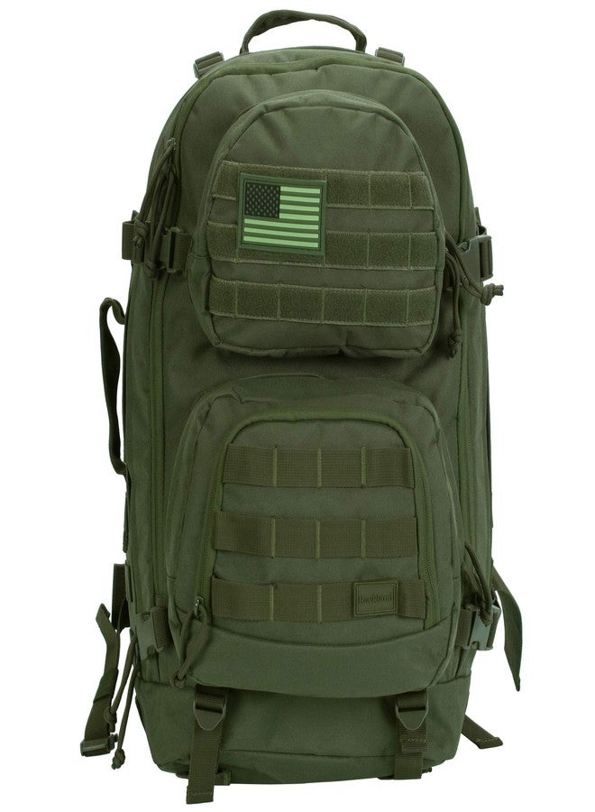 Rockland Military Tactical Laptop Backpack, Green, Large - Image 1