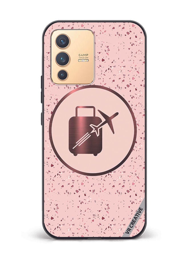 VR CREATIVE Protective Case Cover For Vivo V23 5G Travel Design Multicolour - Image 1