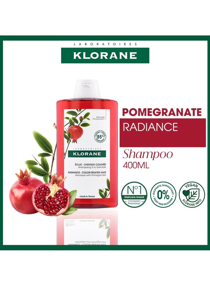 Klorane Pomegranate Colored Hair Shampoo 400ml - Image 2
