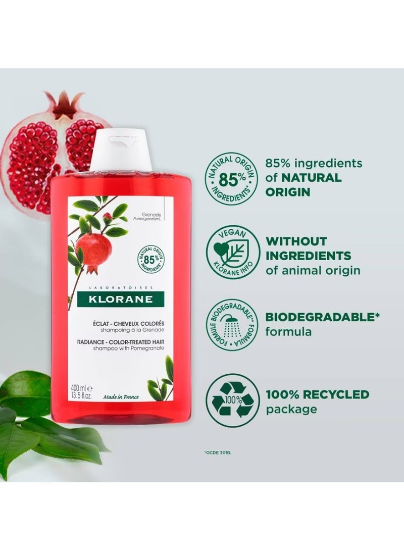 Klorane Pomegranate Colored Hair Shampoo 400ml - Image 3