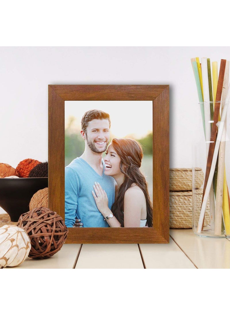 Art Street Art Street Synthetic Brown Wall/Table Photo Frame For Office & Home, Bedroom, Office Desk, Living Room (Picture Size 5 X 7 inches)  - Image 1