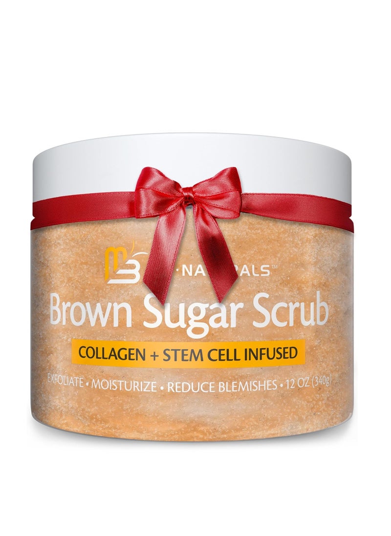 Brown Sugar Scrub Face Foot & Body Exfoliator Infused with Collagen and Stem Cell Exfoliating Salt Body Scrub for Toning Skin Cellulite Skin Care by M3 Naturals - pzsku/Z2BE3686E4D104C55DE8DZ/45/_/1739887359/4f9f78e4-15c0-489b-8f12-1414aabdc4de